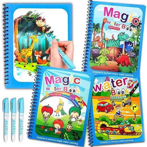 Reusable Magic Water Painting Book (Pack of 6)